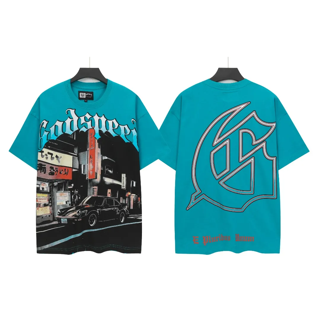 5333# I Godspeed Retro T（ ） （fabric）32 Sizes（size）：S-M-L-XL （colour）：